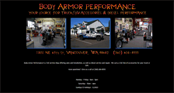 Desktop Screenshot of bodyarmorperformance.com